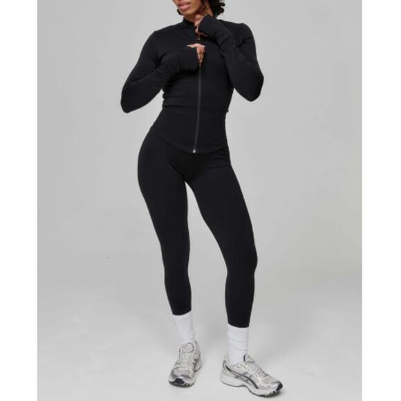 SEFI Women's Jet Black 7/8 Timeless Leggings Size S - Picture 10 of 11